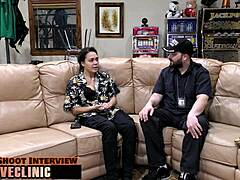 2 male police strip search crooked cop Mara Luv at Rikers Island