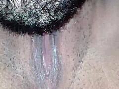 He sucked my whole clitoris until I reached orgasm in lingerie