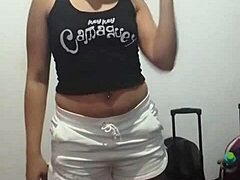 Arlette dancing and showing her black ass