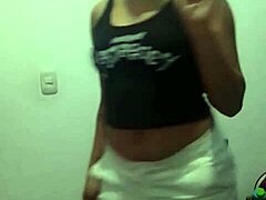 Arlette dancing and showing her black ass