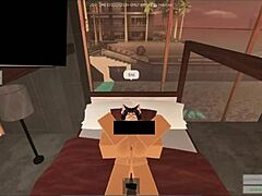 being rough on hidden roblox side with creampie