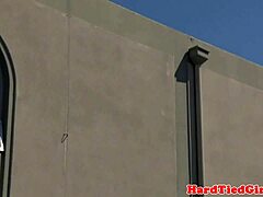 Tied Up Submissive Babe Dominated Roughly By Black Dom In BDSM Bondage