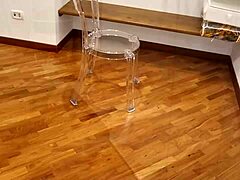 Sexy perverse moans with pissing and leather jacket - jerking with cum and intense moans with dirty talk.