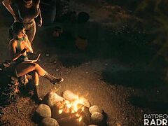 lara getting her guts rocked extended radroachhd