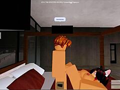 being rough on hidden roblox side with creampie