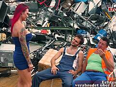 Outdoor Anal Threesome