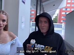 Blonde Babe Displays Figure