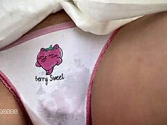 Public Cumshot In Panties