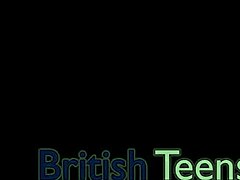 blonde student masturbates