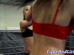 lesbian oral wrestling pleasure