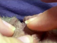 big clit orgasm closeup