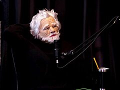 Brunette striptease reveal