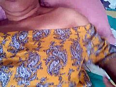 Mexican Brunette Masturbates