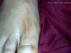 ebony foot job