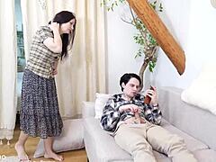 mature jerking surprise