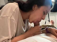 Incredible Latina Blowjob Home