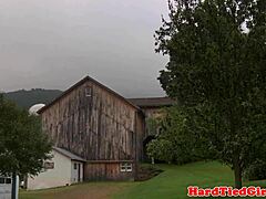 Blonde Tied Pussyfucked