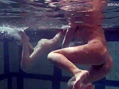 Lesbians Underwater Bouncing Tits