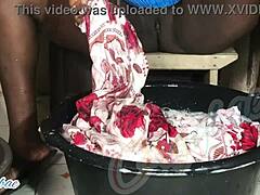 Housewife Laundry Routine