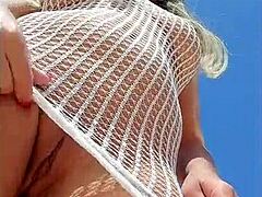 Transparent Dress Exposure