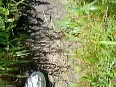 Outdoor Deepthroat Blowjob!