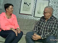 Passionate couch sex