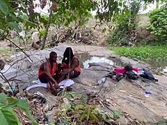 Outdoor bbw ass worship