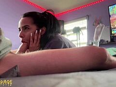 Amateur Latina Couple Day