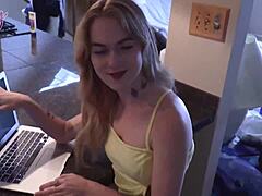 Blonde Sage Fox Dicked