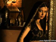 glamorous brunette babe