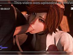 threesome cum spitting