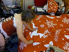 granny doggystyle creampie