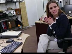 Business Lady Pounded