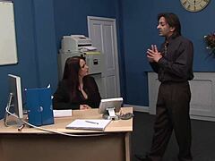 Secretary Takes Boss Cock