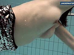 flashing tits underwater!