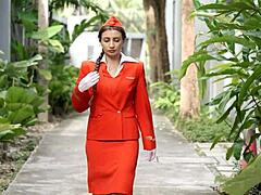 Stewardess Hardcore Creampie