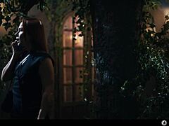 dominatrix redhead slave