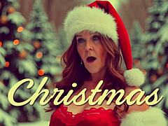 Christmas Creampie Granny