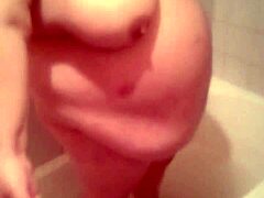 Bathtub Cum on Boobs